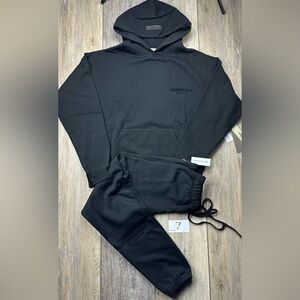 Essentials Fear Of God Sweatsuit Bundle Black